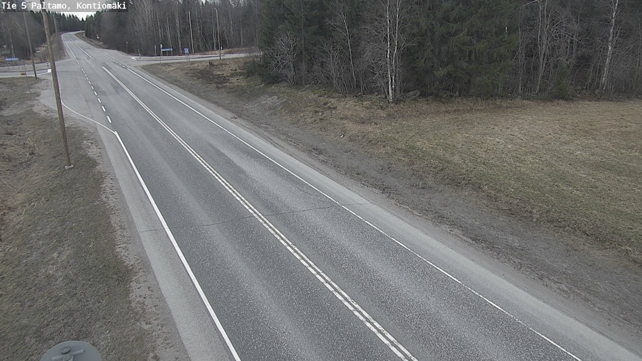 Weather Camera Image Road 5 Paltamo, Kontiomäki, Paltamo, Kainuu