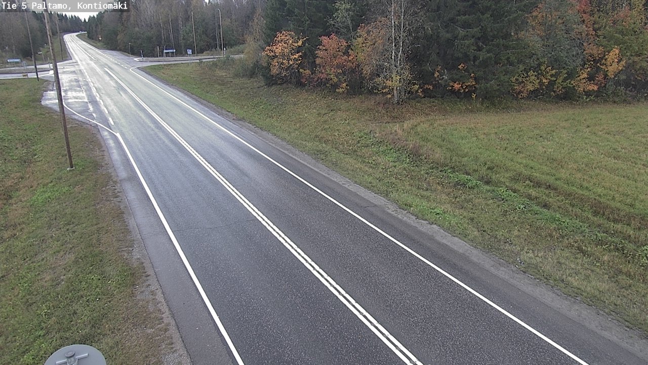 Weather Camera Image Road 5 Paltamo, Kontiomäki, Paltamo, Kainuu