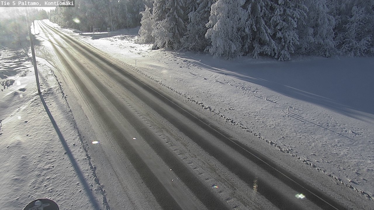 Weather Camera Image Väg 5 Paltamo, Kontiomäki, Paltamo, Kainuu
