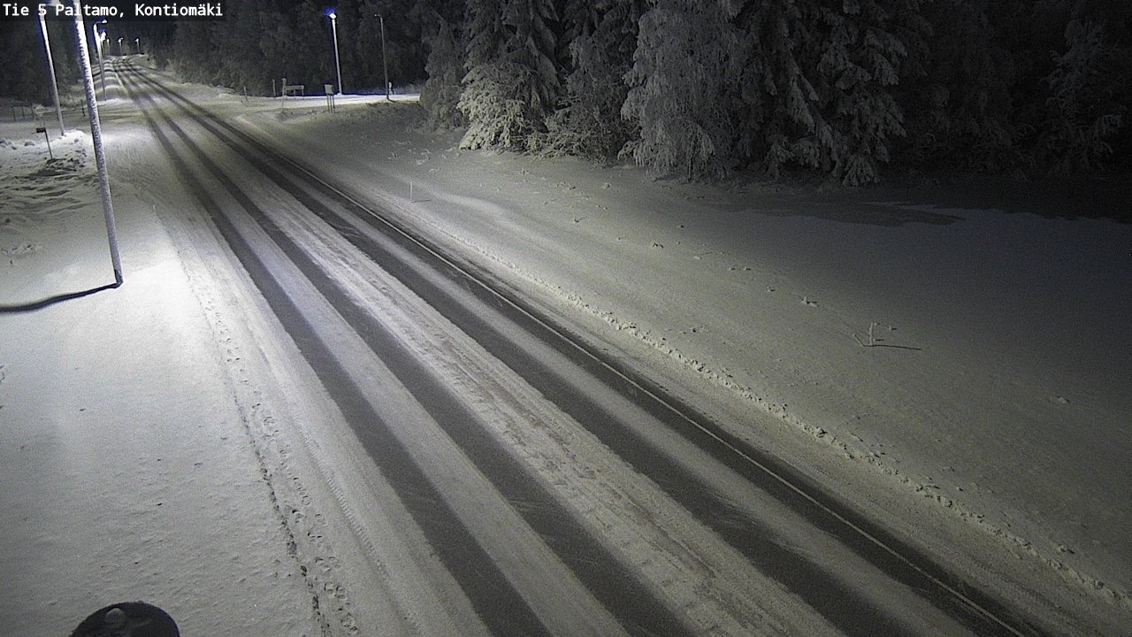Weather Camera Image Väg 5 Paltamo, Kontiomäki, Paltamo, Kainuu