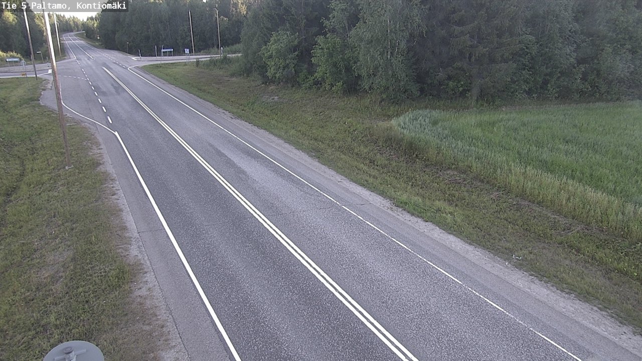 Weather Camera Image Väg 5 Paltamo, Kontiomäki, Paltamo, Kainuu
