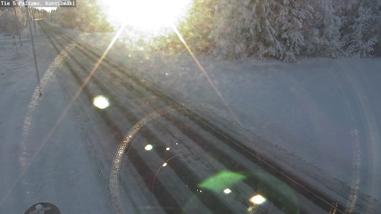 Weather Camera Image Väg 5 Paltamo, Kontiomäki, Paltamo, Kainuu