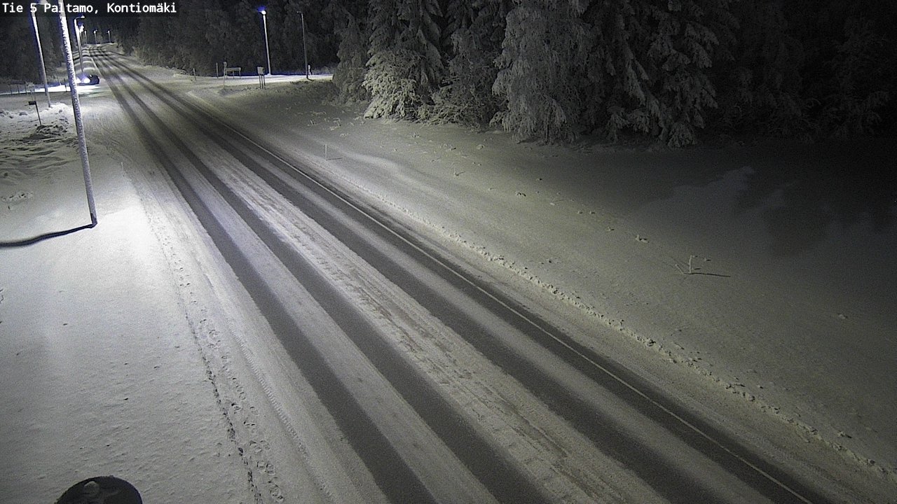 Weather Camera Image Road 5 Paltamo, Kontiomäki, Paltamo, Kainuu