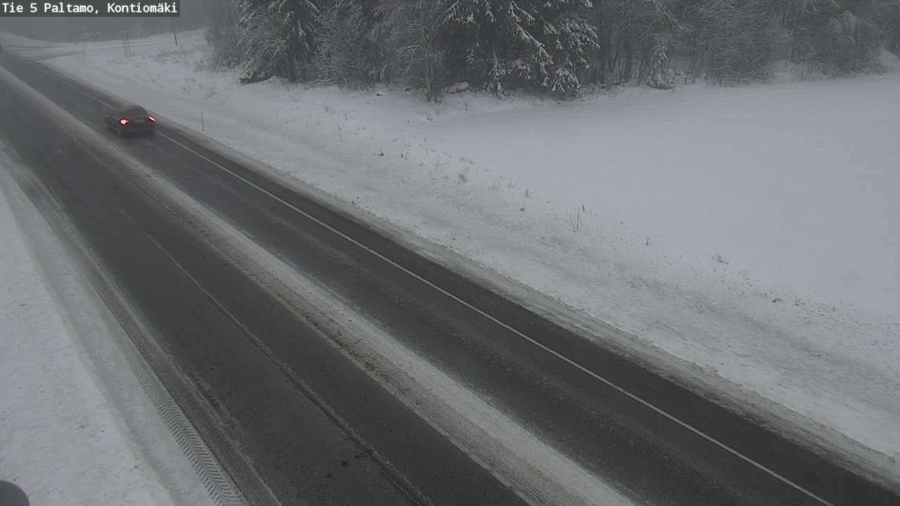 Weather Camera Image Road 5 Paltamo, Kontiomäki, Paltamo, Kainuu