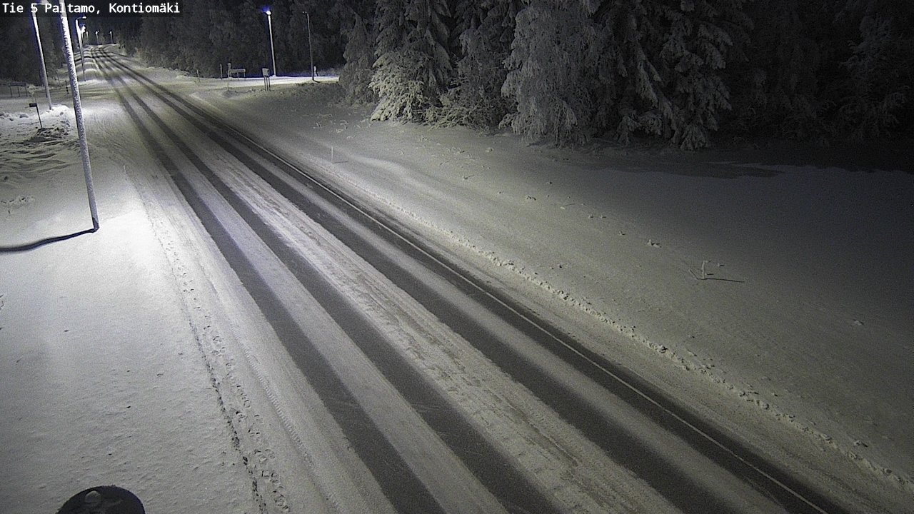 Weather Camera Image Väg 5 Paltamo, Kontiomäki, Paltamo, Kainuu