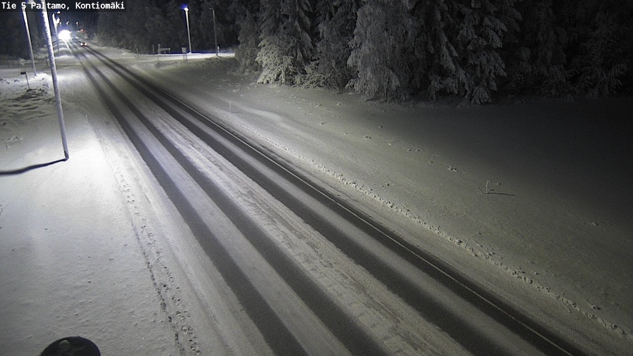 Weather Camera Image Väg 5 Paltamo, Kontiomäki, Paltamo, Kainuu