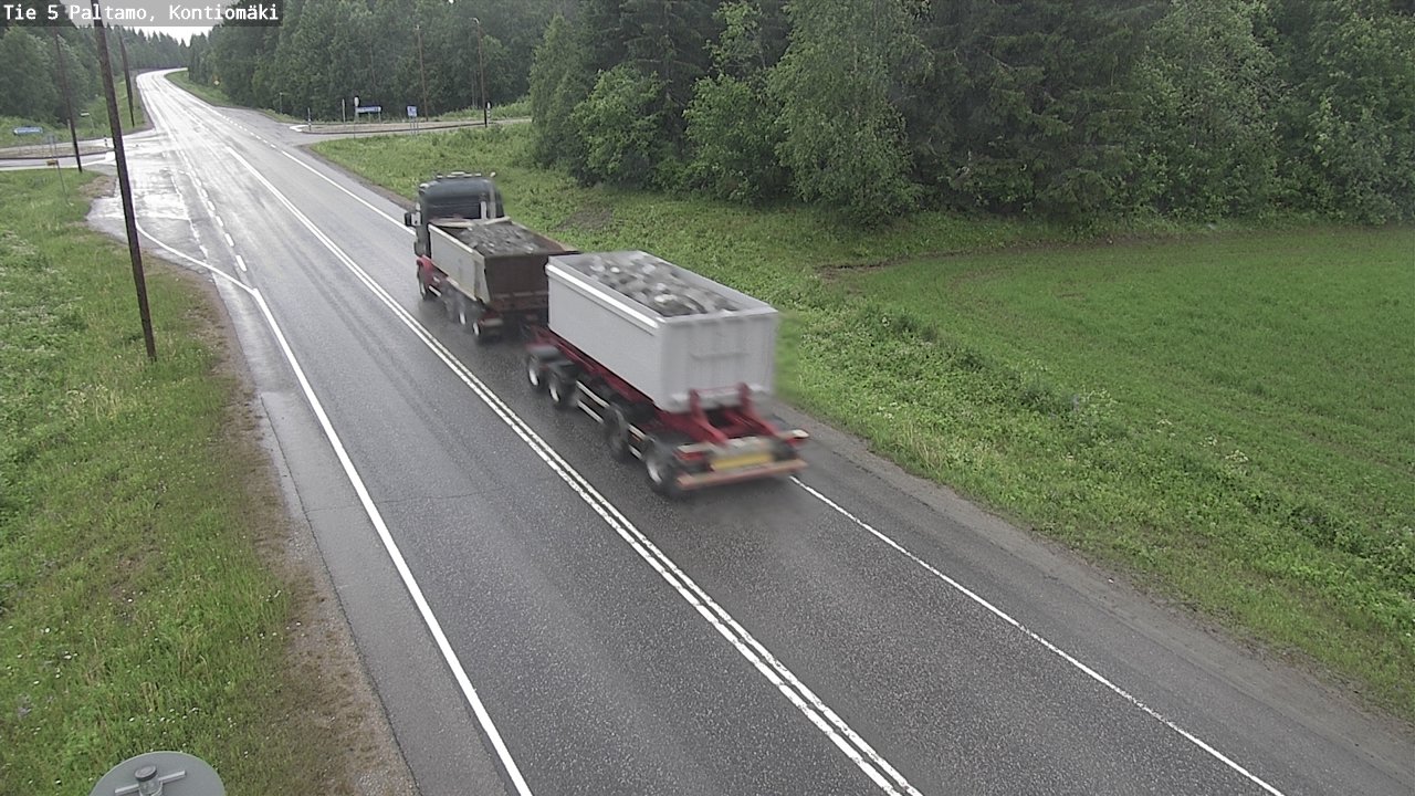 Weather Camera Image Väg 5 Paltamo, Kontiomäki, Paltamo, Kainuu