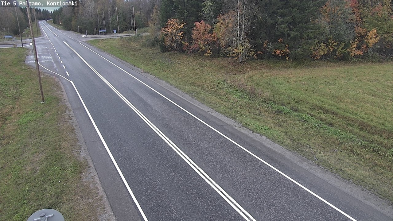 Weather Camera Image Road 5 Paltamo, Kontiomäki, Paltamo, Kainuu