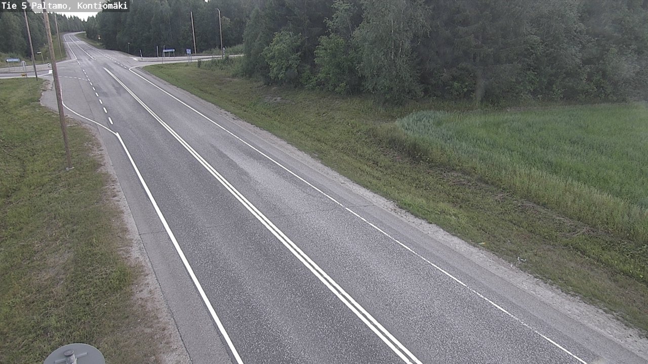 Weather Camera Image Väg 5 Paltamo, Kontiomäki, Paltamo, Kainuu