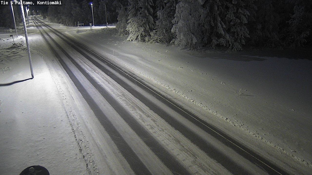 Weather Camera Image Väg 5 Paltamo, Kontiomäki, Paltamo, Kainuu