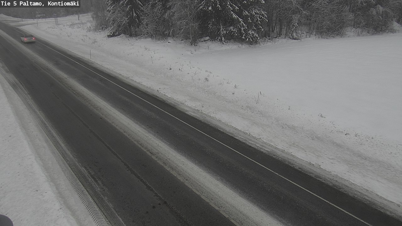 Weather Camera Image Road 5 Paltamo, Kontiomäki, Paltamo, Kainuu