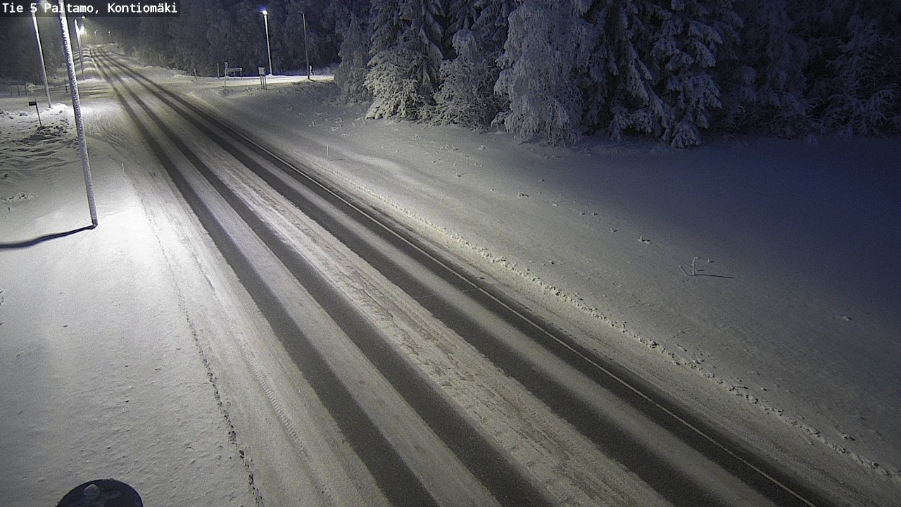 Weather Camera Image Väg 5 Paltamo, Kontiomäki, Paltamo, Kainuu