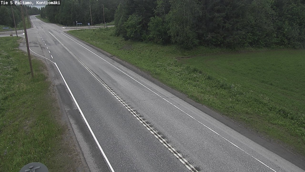Weather Camera Image Road 5 Paltamo, Kontiomäki, Paltamo, Kainuu