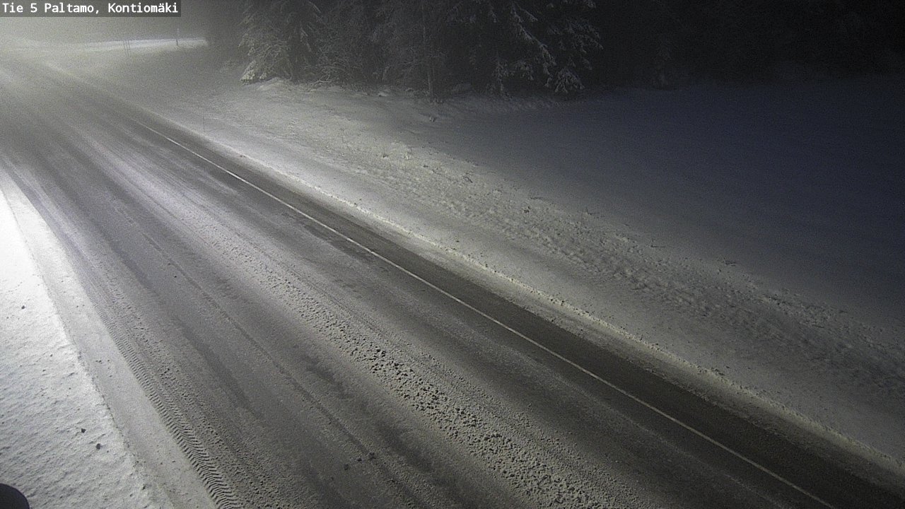 Weather Camera Image Road 5 Paltamo, Kontiomäki, Paltamo, Kainuu