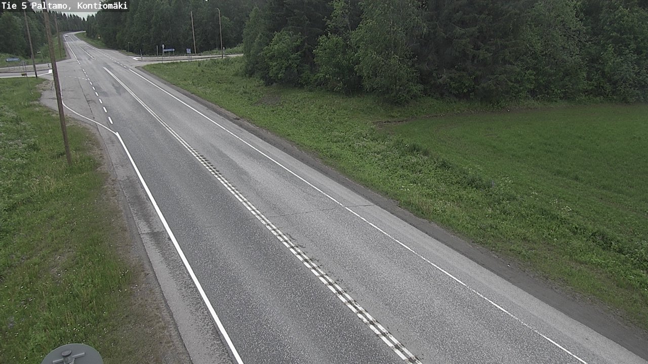 Weather Camera Image Road 5 Paltamo, Kontiomäki, Paltamo, Kainuu