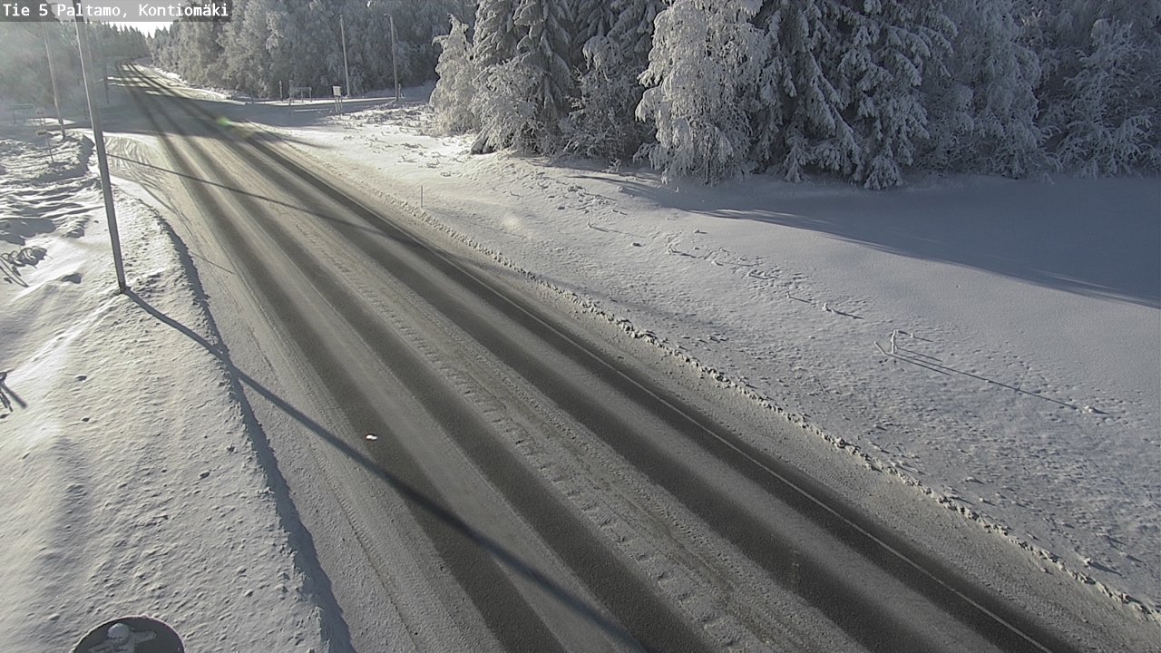 Weather Camera Image Väg 5 Paltamo, Kontiomäki, Paltamo, Kainuu