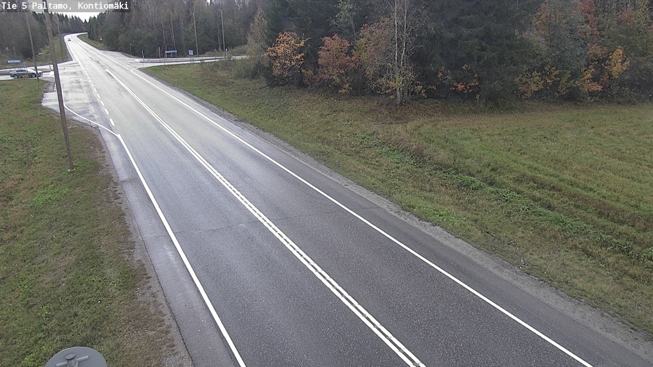Weather Camera Image Road 5 Paltamo, Kontiomäki, Paltamo, Kainuu