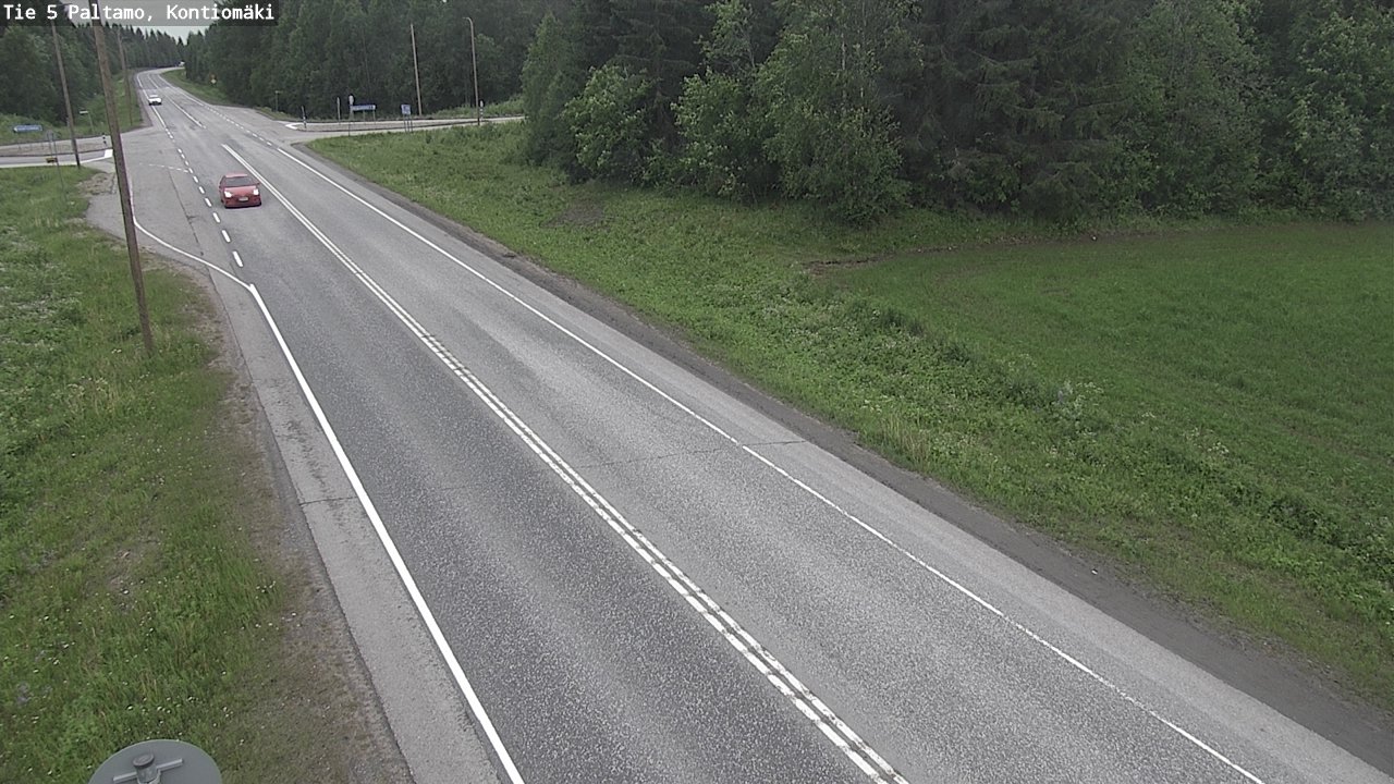 Weather Camera Image Road 5 Paltamo, Kontiomäki, Paltamo, Kainuu