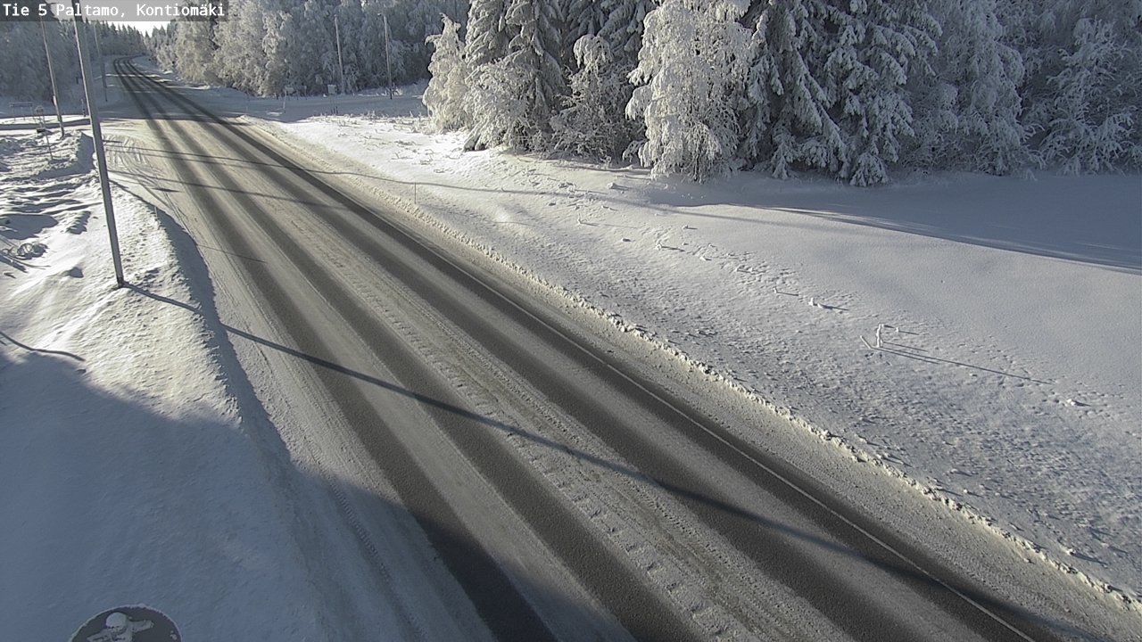 Weather Camera Image Väg 5 Paltamo, Kontiomäki, Paltamo, Kainuu