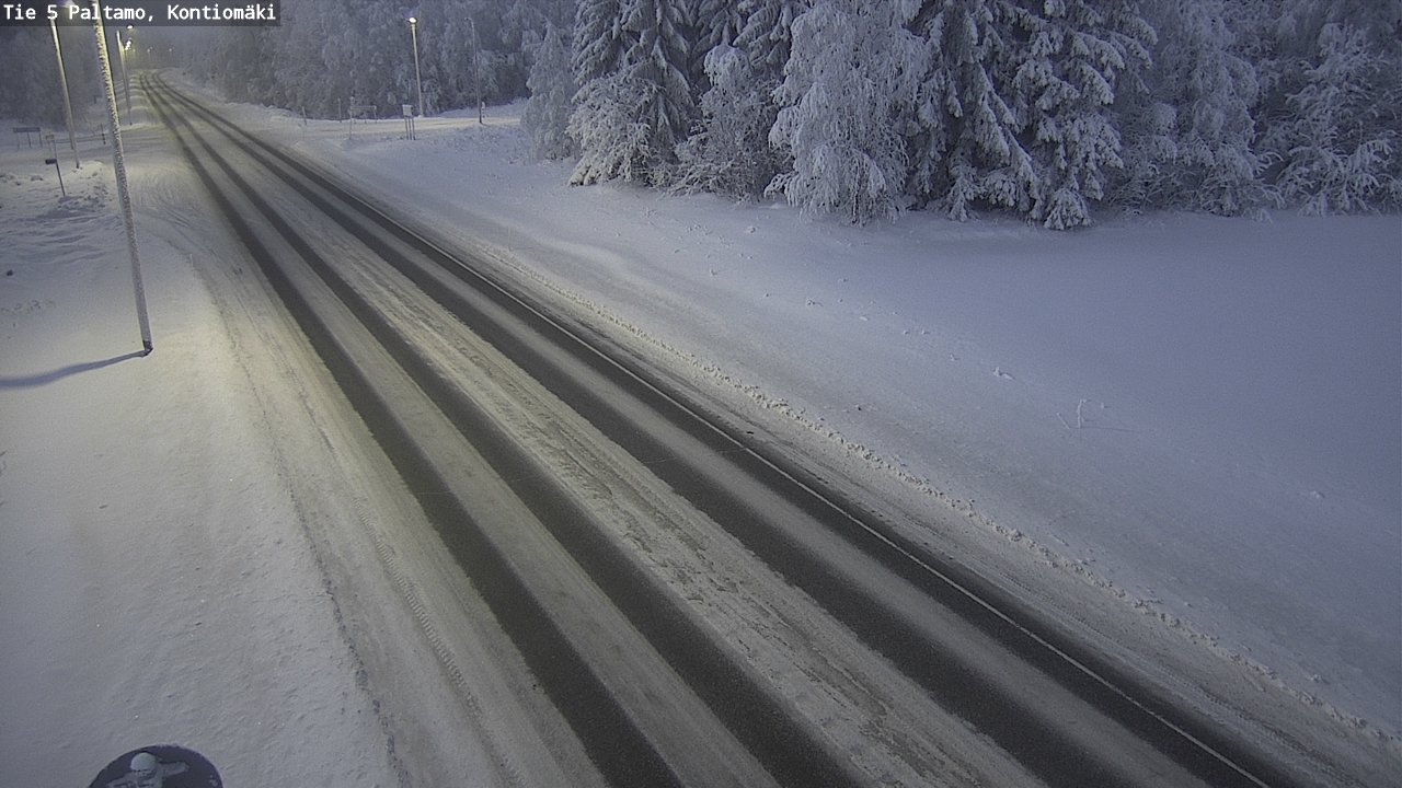 Weather Camera Image Väg 5 Paltamo, Kontiomäki, Paltamo, Kainuu