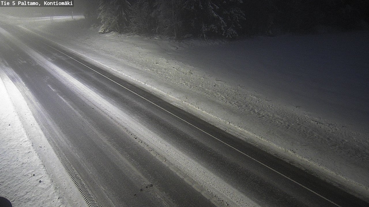 Weather Camera Image Road 5 Paltamo, Kontiomäki, Paltamo, Kainuu