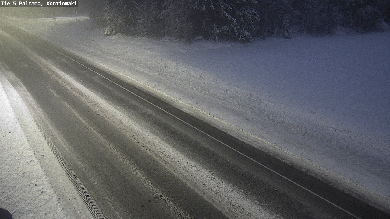 Weather Camera Image Road 5 Paltamo, Kontiomäki, Paltamo, Kainuu