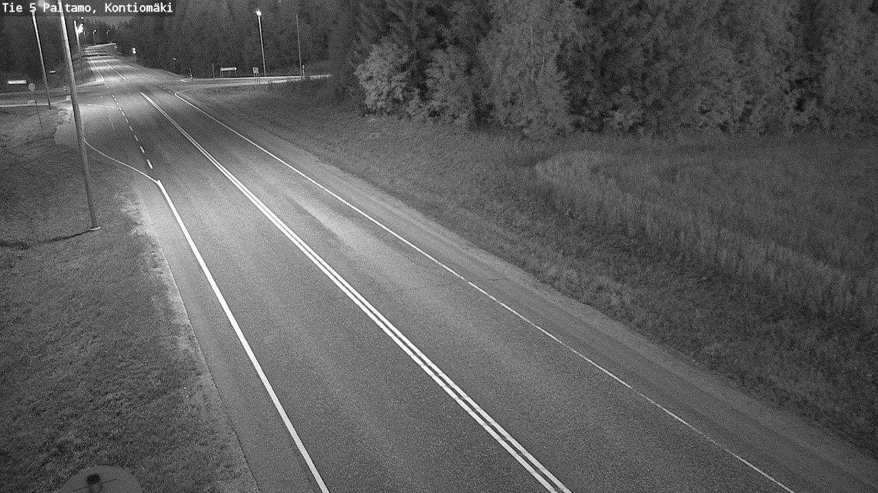 Weather Camera Image Väg 5 Paltamo, Kontiomäki, Paltamo, Kainuu