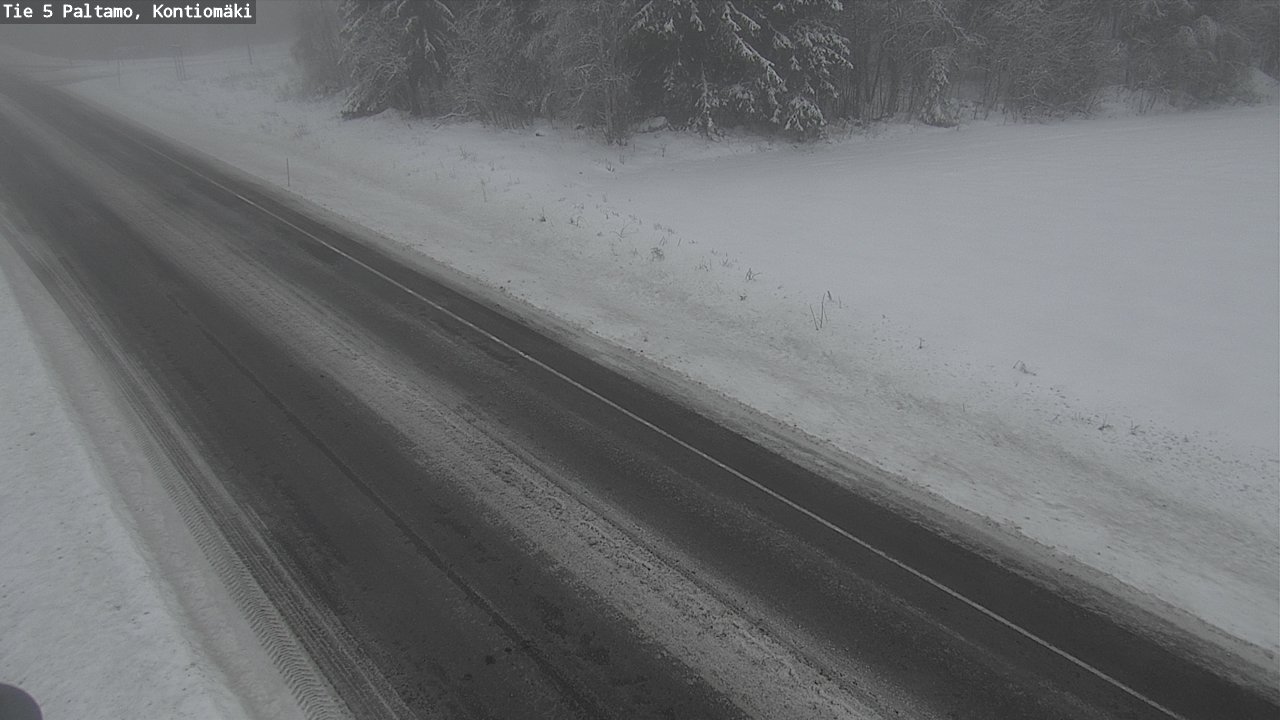 Weather Camera Image Road 5 Paltamo, Kontiomäki, Paltamo, Kainuu