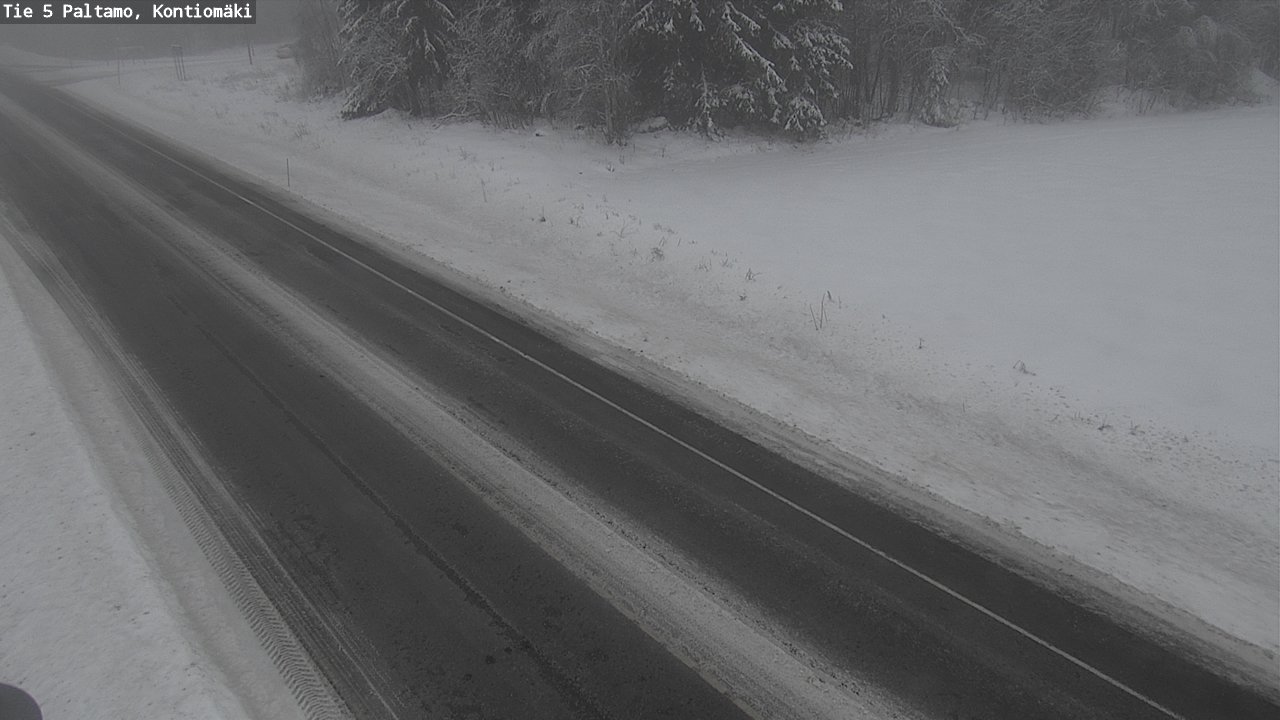 Weather Camera Image Road 5 Paltamo, Kontiomäki, Paltamo, Kainuu