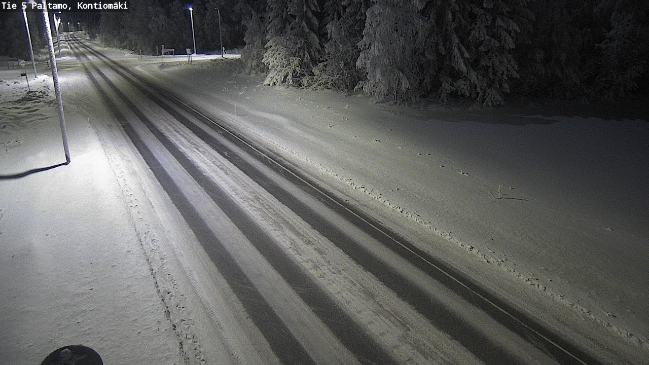 Weather Camera Image Väg 5 Paltamo, Kontiomäki, Paltamo, Kainuu
