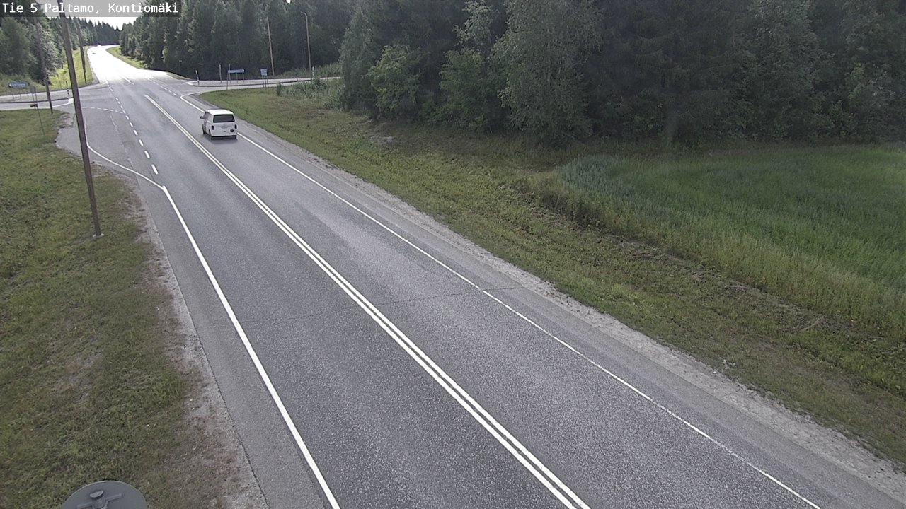 Weather Camera Image Väg 5 Paltamo, Kontiomäki, Paltamo, Kainuu