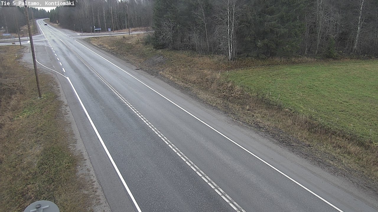 Weather Camera Image Road 5 Paltamo, Kontiomäki, Paltamo, Kainuu