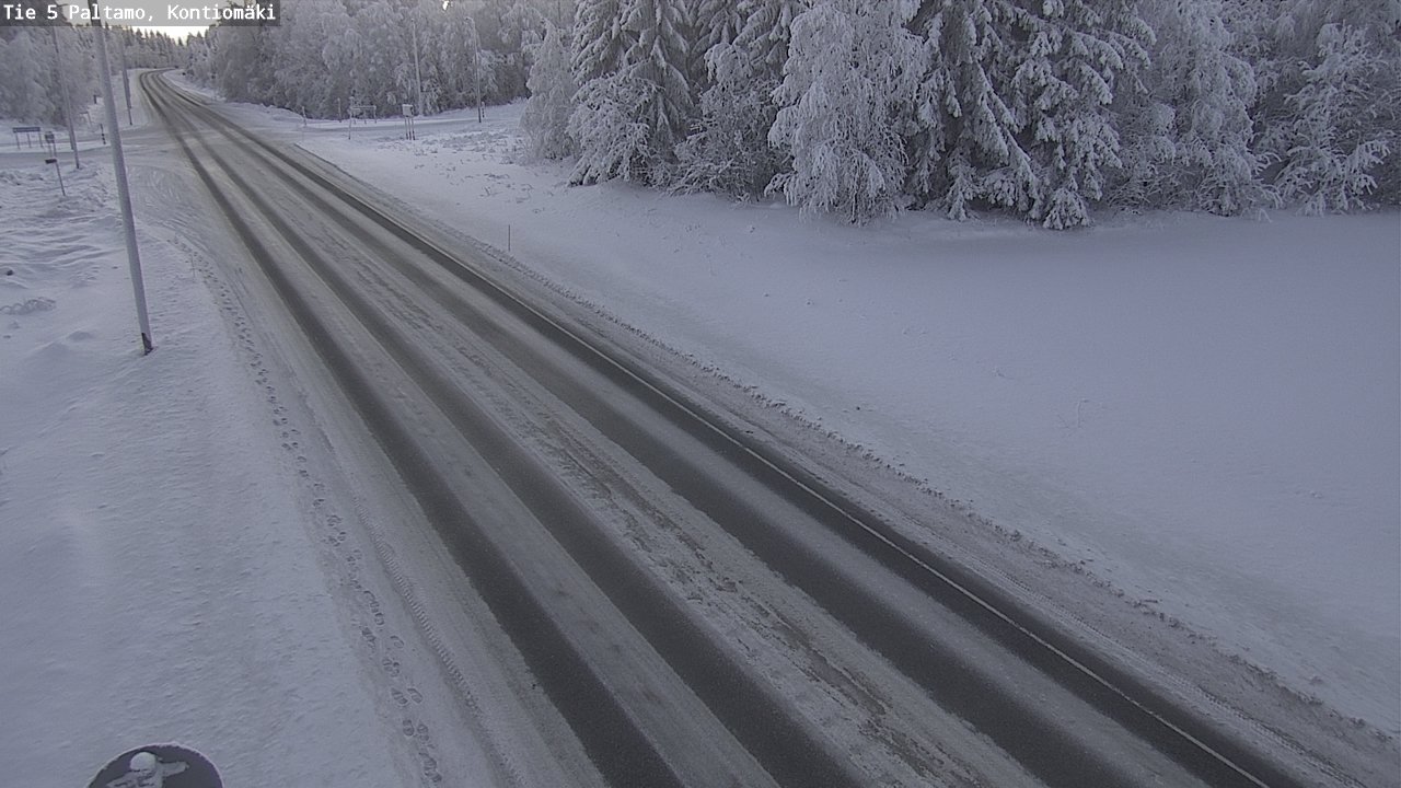 Weather Camera Image Väg 5 Paltamo, Kontiomäki, Paltamo, Kainuu