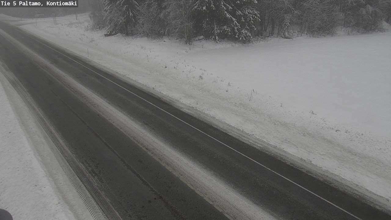 Weather Camera Image Road 5 Paltamo, Kontiomäki, Paltamo, Kainuu