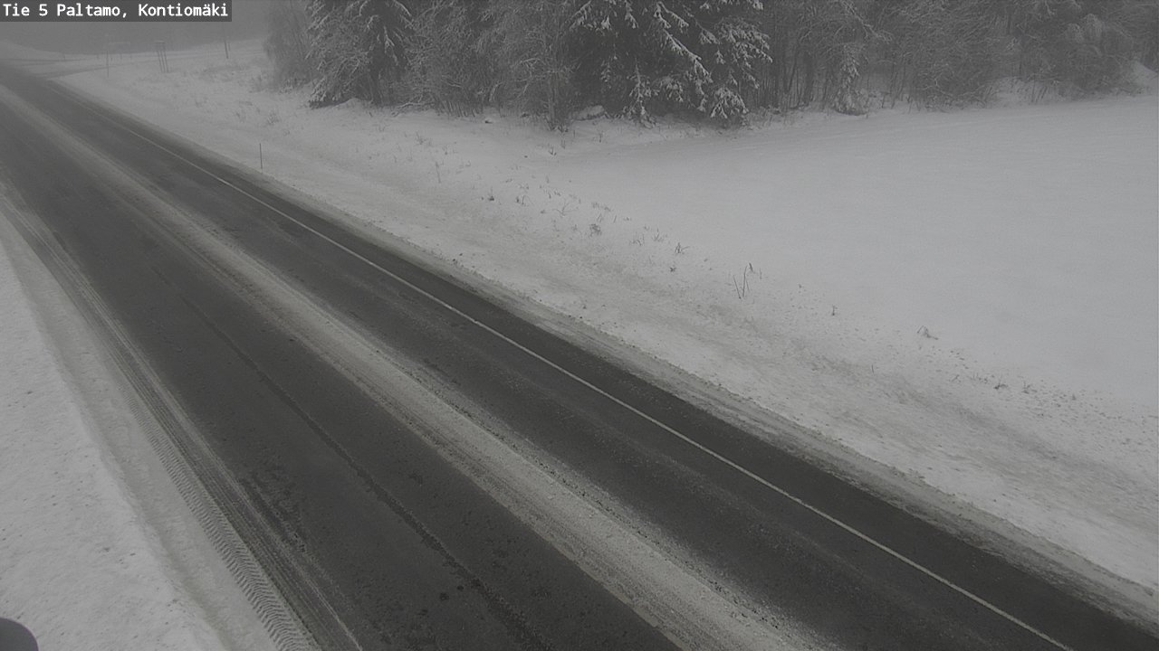 Weather Camera Image Road 5 Paltamo, Kontiomäki, Paltamo, Kainuu