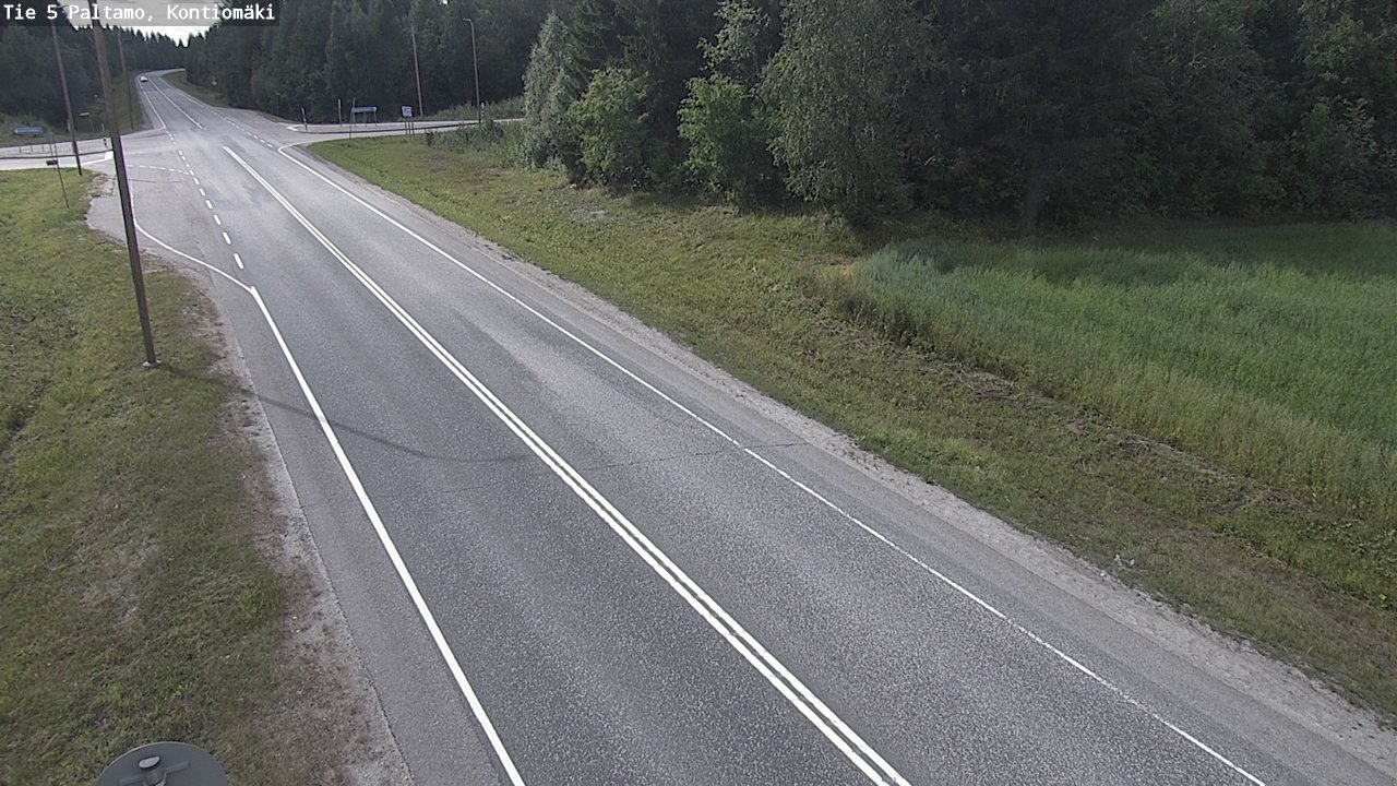 Weather Camera Image Väg 5 Paltamo, Kontiomäki, Paltamo, Kainuu