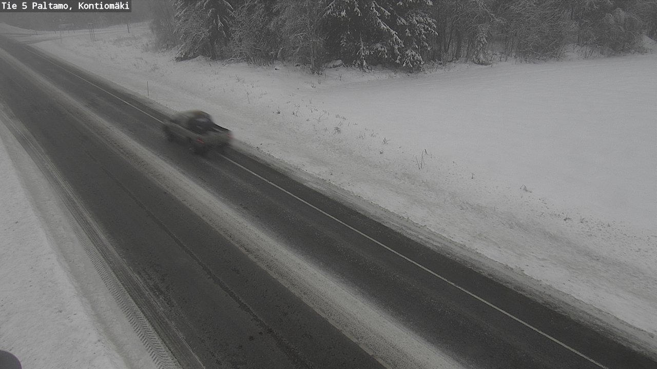 Weather Camera Image Road 5 Paltamo, Kontiomäki, Paltamo, Kainuu