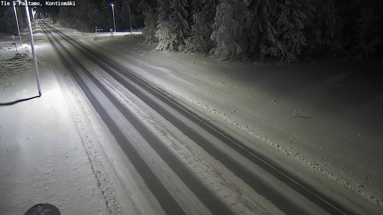 Weather Camera Image Road 5 Paltamo, Kontiomäki, Paltamo, Kainuu