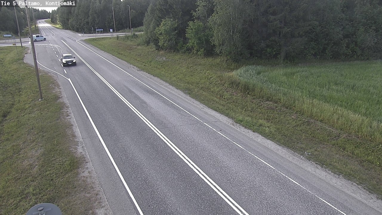 Weather Camera Image Road 5 Paltamo, Kontiomäki, Paltamo, Kainuu