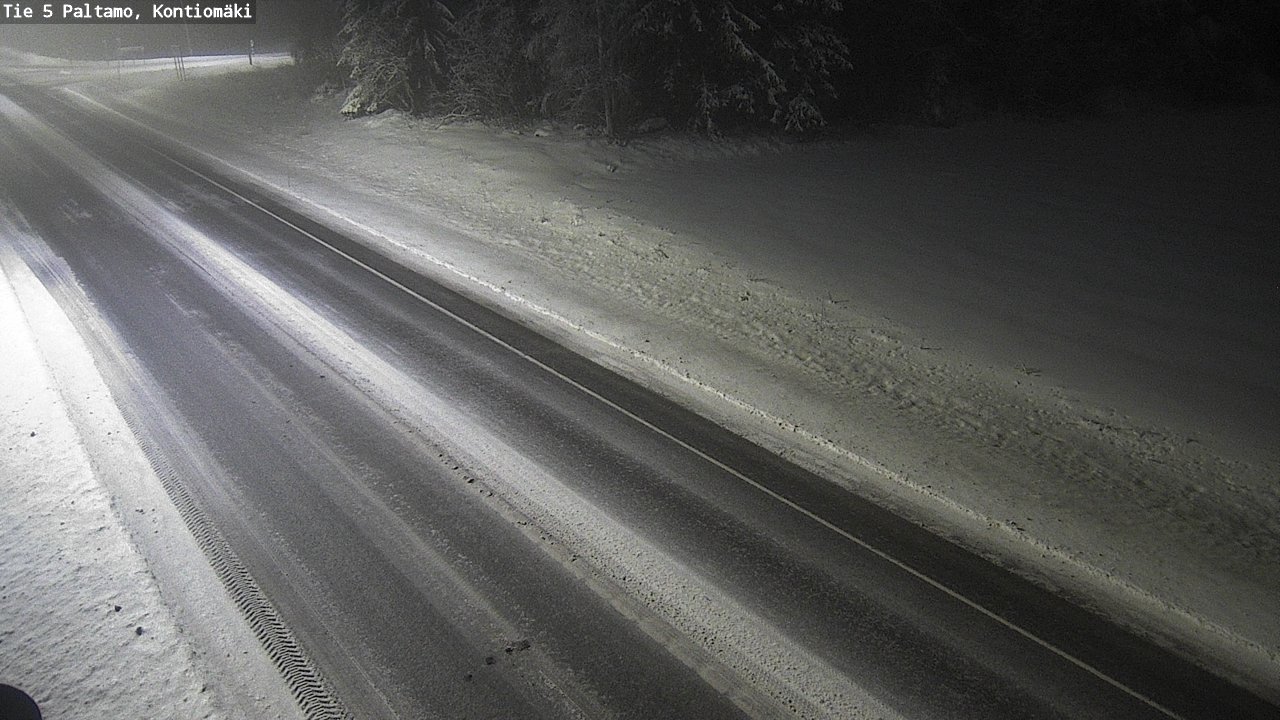Weather Camera Image Road 5 Paltamo, Kontiomäki, Paltamo, Kainuu