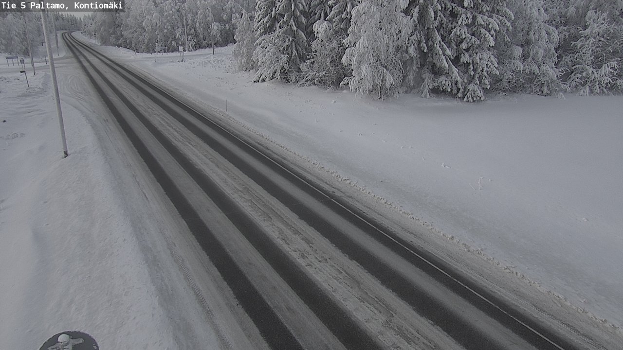 Weather Camera Image Väg 5 Paltamo, Kontiomäki, Paltamo, Kainuu