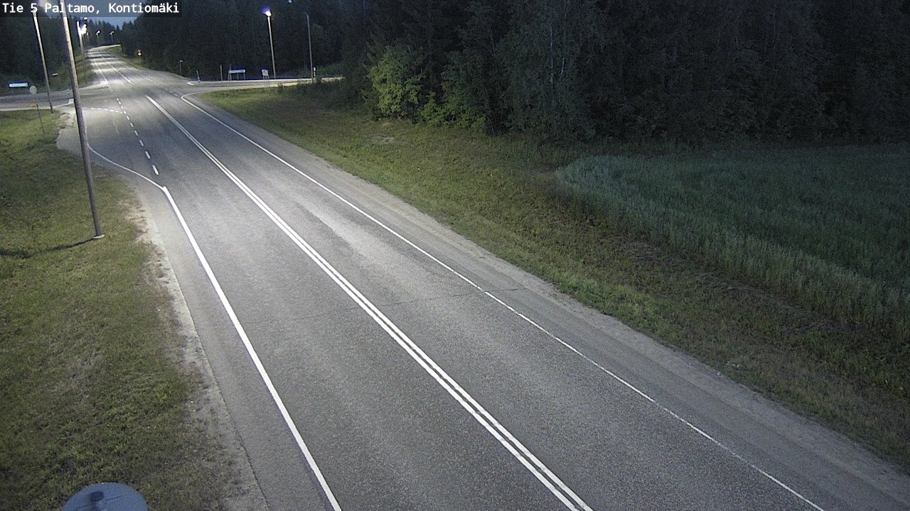 Weather Camera Image Väg 5 Paltamo, Kontiomäki, Paltamo, Kainuu