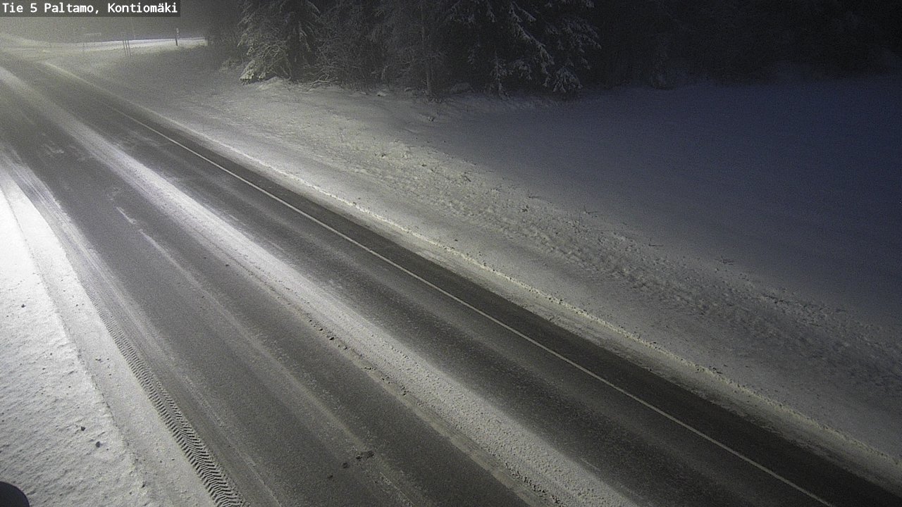 Weather Camera Image Road 5 Paltamo, Kontiomäki, Paltamo, Kainuu