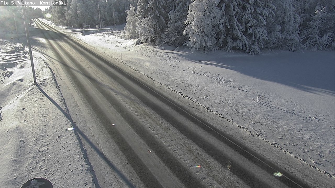 Weather Camera Image Väg 5 Paltamo, Kontiomäki, Paltamo, Kainuu