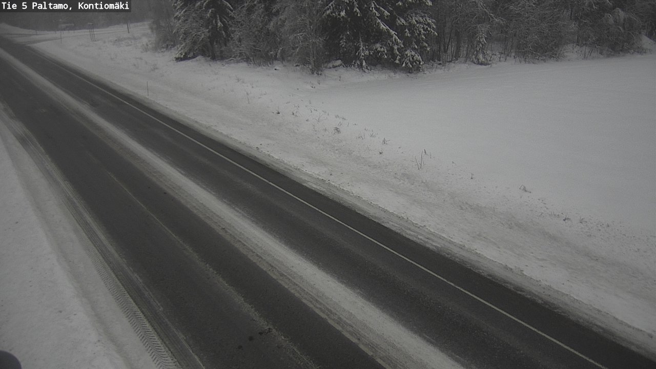 Weather Camera Image Road 5 Paltamo, Kontiomäki, Paltamo, Kainuu