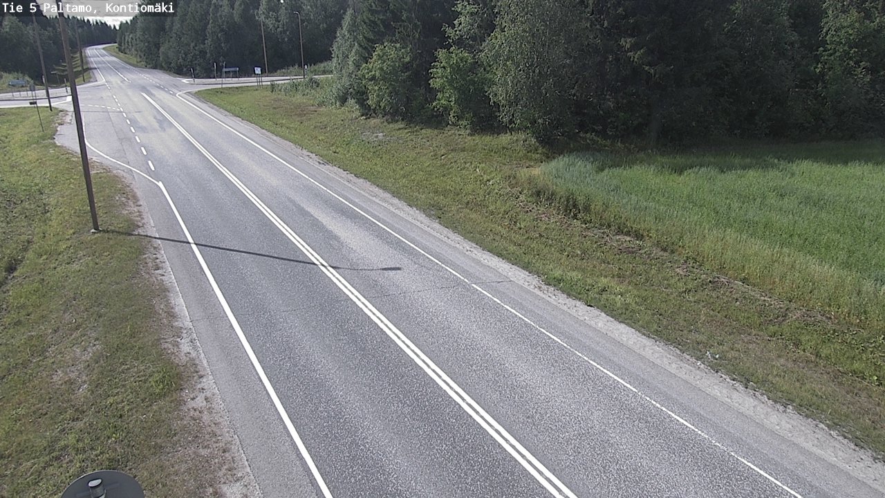 Weather Camera Image Väg 5 Paltamo, Kontiomäki, Paltamo, Kainuu