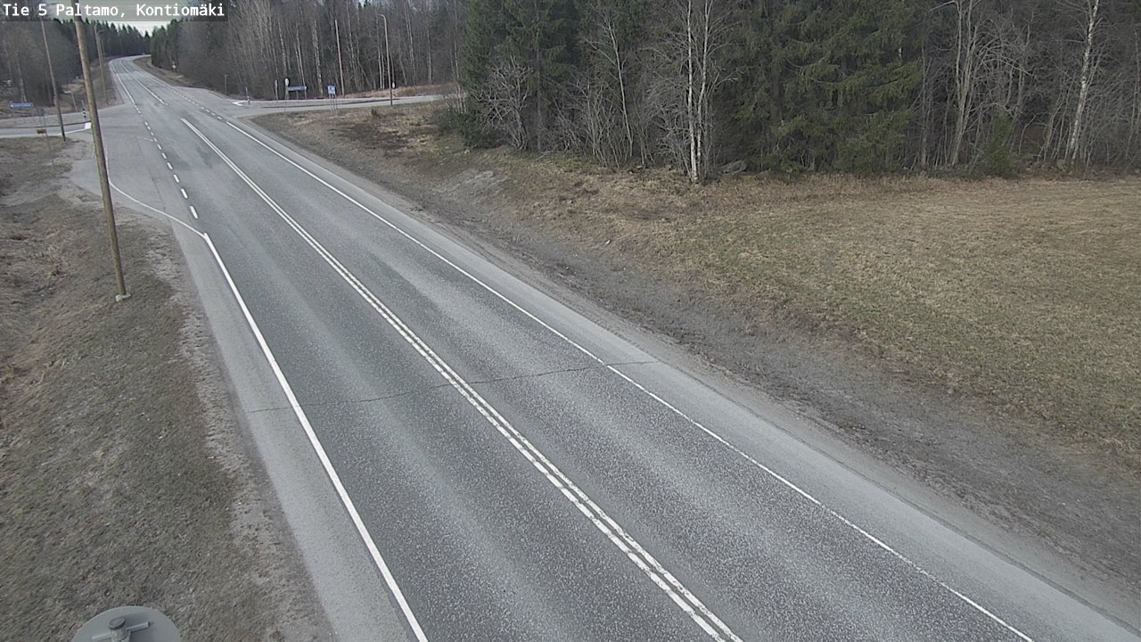 Weather Camera Image Road 5 Paltamo, Kontiomäki, Paltamo, Kainuu