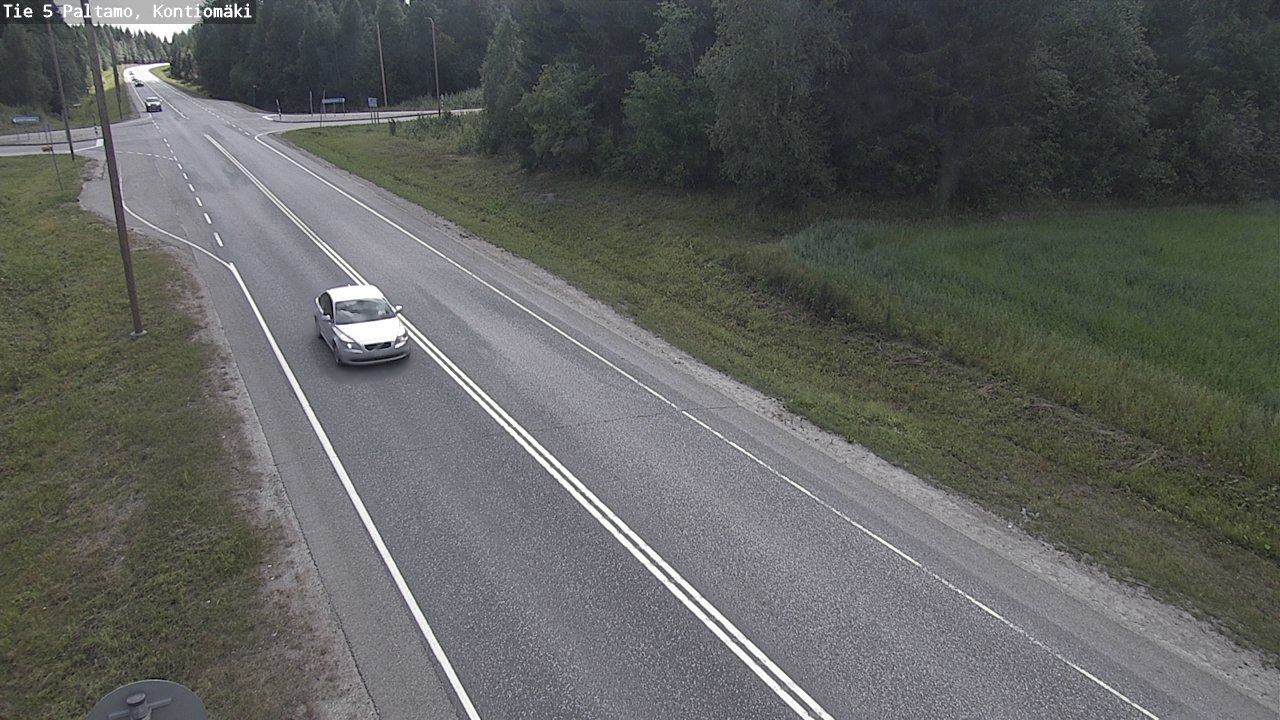 Weather Camera Image Väg 5 Paltamo, Kontiomäki, Paltamo, Kainuu