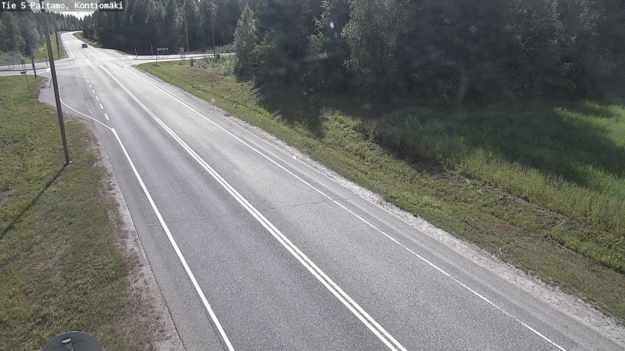 Weather Camera Image Väg 5 Paltamo, Kontiomäki, Paltamo, Kainuu