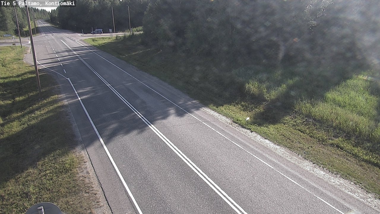 Weather Camera Image Väg 5 Paltamo, Kontiomäki, Paltamo, Kainuu